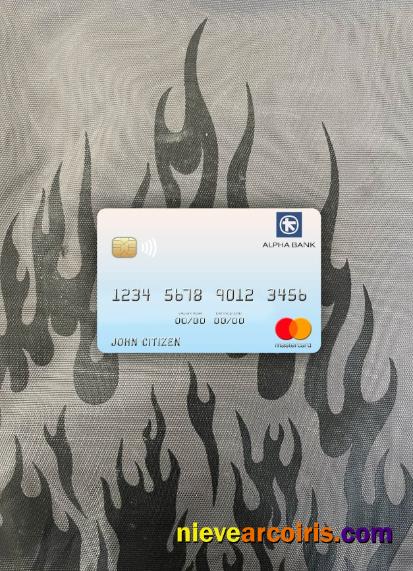 Greece Alpha Bank mastercard photolook